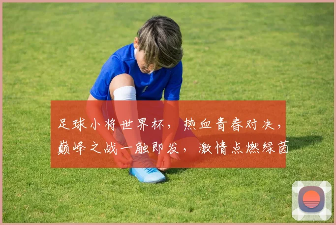 足球小将世界杯，热血青春对决，巅峰之战一触即发，激情点燃绿茵场